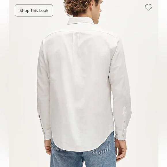 J Crew Classic Broken-in organic cotton oxford shirt - Picture 4 of 6